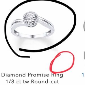 Diamond promise ring !